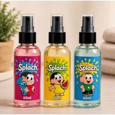 Kit 3 Splach Kids 60ml Infantil Perfumado Premium