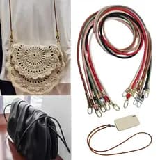Alça de Ombro de Couro Ajustável de 120cm, Adequada para Acessórios de Bolsa de Telefone Móvel com Alça EFLW