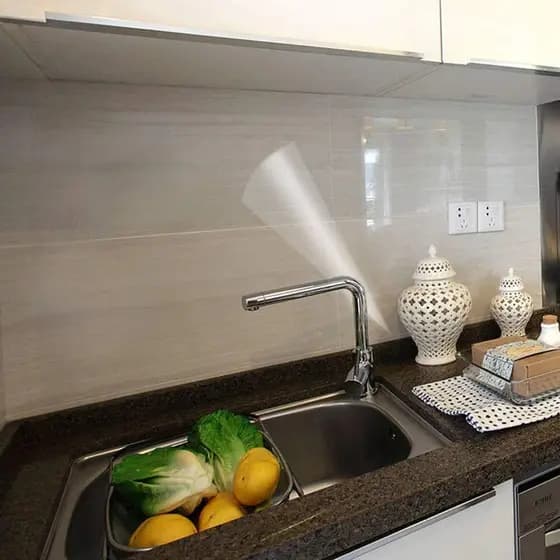 Adesivo Transparente Autoadesivo COSNIGHT para Cozinha, Papel de Parede Impermeável e Resistente a Óleo, Resistente a Al