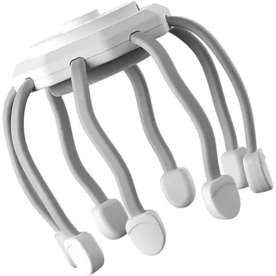 Massageador de Couro Cabeludo Recarregável, Ferramenta Elétrica de Massagem para Relaxamento e Circulação, Design Portát