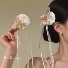 Ambition Home Original Puji Ilha Flor Língua Seaside Férias Estilo Shell Grampo de Cabelo Arco Fita Clipe Lateral
