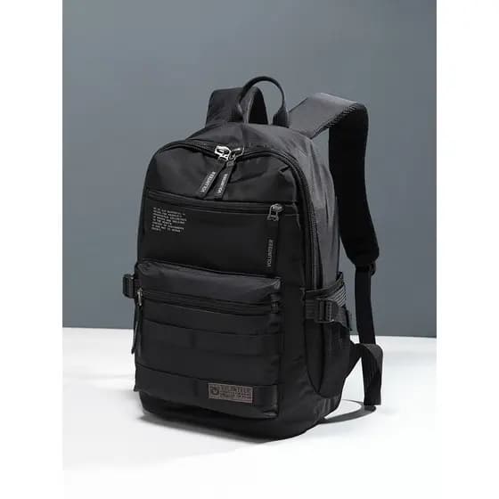 Spalman mochila de grande capacidade masculina ao ar livre leve saco de computador Oxford pano repelente de água mochila