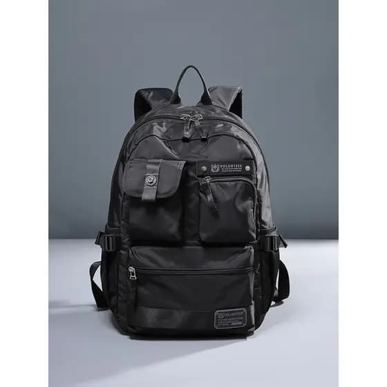 Mochila masculina Oxford pano mochila masculina grande capacidade saco de computador lona esportes saco de viagem estuda