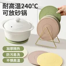 Tapete de isolamento térmico de Silicone Tapete de mesa Tapete de pote Anti-escaldante Tapete de vegetais Tapete de tige