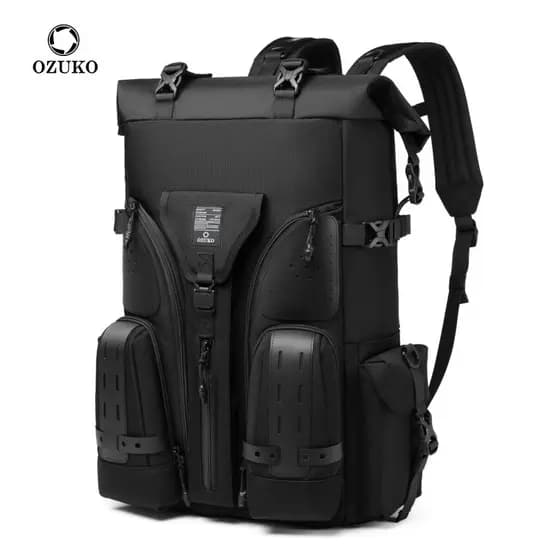 Ozuko novo estilo mochila tática repelente de água ao ar livre Street Wear mochila masculina mochila de grande capacidad