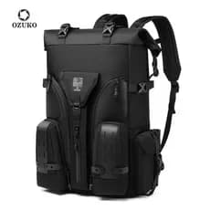 Ozuko novo estilo mochila tática repelente de água ao ar livre Street Wear mochila masculina mochila de grande capacidad