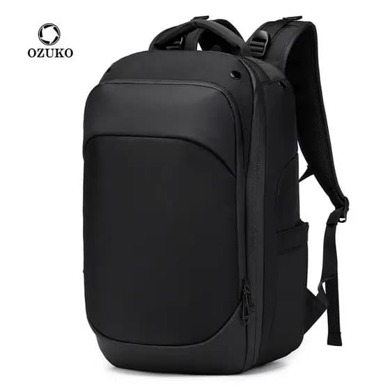 Ozuko novo estilo mochila leve à prova dwaterproof água computador mochila de negócios estudante universitário saco esco