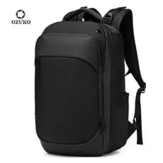 Ozuko novo estilo mochila leve à prova dwaterproof água computador mochila de negócios estudante universitário saco esco