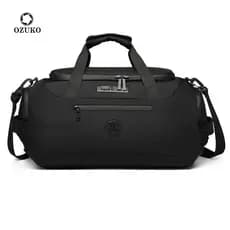 Ozuko bolsa de ginástica com separação seca e úmida, portátil, bolsa de viagem, grande capacidade, esportes ao ar livre,