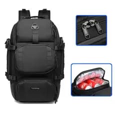 Ozuko mochila masculina de grande capacidade, bolsa de viagem de curta distância ao ar livre, montanhismo tático, mochil