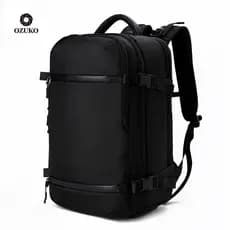 Ozuko novo estilo mochila masculina mochila de negócios Notebook computador saco de viagem à prova dwaterproof água estu