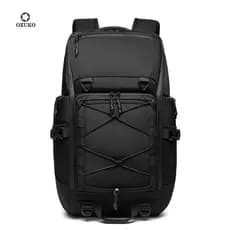 Ozuko novo estilo bolsa de viagem grande capacidade ao ar livre repelente de água mochila computador caminhadas mochila