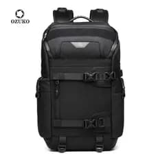 Ozuko mochila multifuncional de grande capacidade, bolsa de viagem para esportes ao ar livre, montanhismo, computador, b