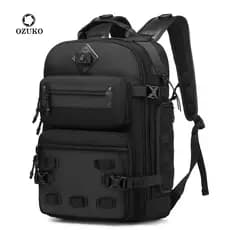 Ozuko novo estilo mochila esportes ao ar livre saco de escola resistente ao desgaste à prova dwaterproof água tático gue