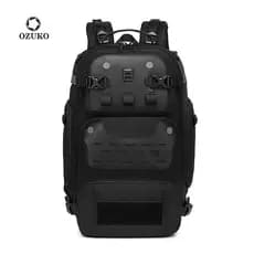 Ozuko novo estilo mochila grande capacidade ao ar livre à prova dwaterproof água mochila de viagem multifuncional saco d
