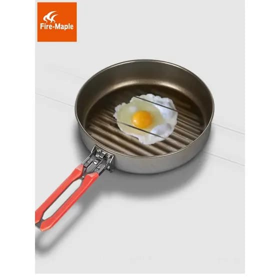 Fengfeng Golden Feast Frigideira Frigideira Ao Ar Livre Portátil Dobrável Frigideira Teflon Revestido Frigideira Bife Pa