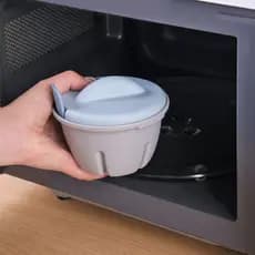 Ovo escalfado cozido ferramenta útil forno de microondas forma rápida molde de ovo cozido no vapor uma pessoa ovo frito