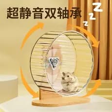Hamster roda de corrida mudo silencioso urso dourado correndo esportes paisagismo brinquedo tamanho grande rolo com supo