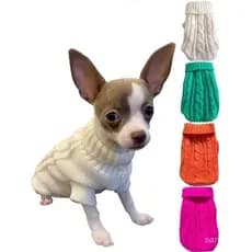 Roupa para Animais de Estimação, Suéter de Inverno para Cães Pequenos, Casaco Quente de Lã Macia, Camiseta Cac I4EG
