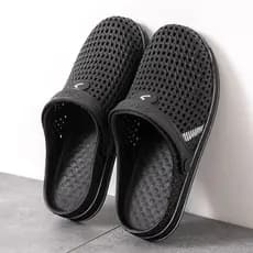 Ervilhas sapatos masculinos chinelos exteriores chinelos masculinos sandálias buraco sapatos masculinos fábrica casa