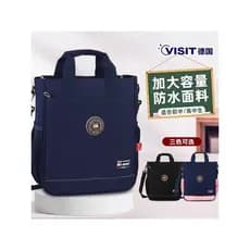 Bolsa Tote para estudantes do ensino médio alemã, bolsa para transporte de livros, grande capacidade, estudantes do ensi
