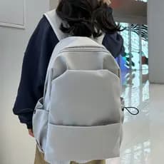 Japonês estudante universitário mochila feminina cor sólida júnior estudante do ensino médio mochila senhoras mochila sa
