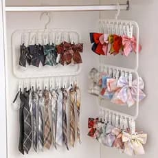 Jk laço Rack de armazenamento dk uniforme gravata Display ferramenta útil precisa trazer cachecol lenço de seda gancho M