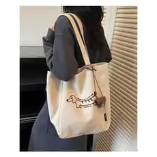 Nicho Design bolsa feminina 2026 novo estilo grande capacidade leve bolsa de lona de trabalho Commuter All-Match bolsa d