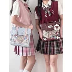 Xizi pêra flor bidimensional lanche medição dor saco feminino 2026 alta aparência Cross-corpo mochila doce Commuter bols