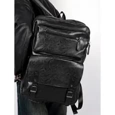 Mochila masculina Street Wear saco de viagem couro do plutônio mochila de grande capacidade moda feminina All-Match comp