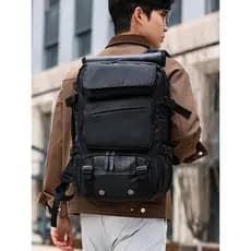Mochila multifuncional masculina, bolsa de viagem de grande capacidade, viagem ao ar livre, montanhismo, viagem de negóc