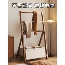 Cabide de chão para quarto, cabide preguiçoso para uso doméstico, cabide limpo, cabeceira noturna, temporário, ferrament
