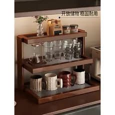 Suporte de copo de mesa Medieval conjunto de chá prateleira de copo de água acrílico Multi-camada bancada copo de café R