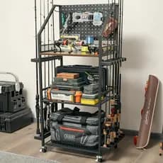 Cross-Border isca vara de pesca rack de armazenamento ferramenta rack de pesca engrenagem arrumado rack de armazenamento