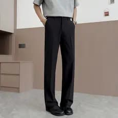 Calças casuais masculinas outono calças masculinas 2025 novo estilo Jeans masculino em linha reta primavera outono calça