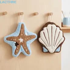 Toalha De Mão LACTHRE Starfish , Mãos Secas Instantaneamente Suspensão De Concha De Secagem Rápida , Pano De Limpeza Gro