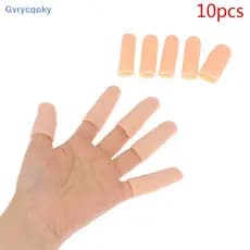 Gvrycqoky 10 Unidades/Conjunto Tubo De Gel De Silicone Bandagem De Mão Protetor De Dedo Alívio Da Dor Tampa De Polegar B