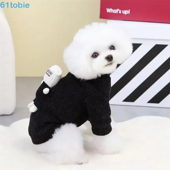Pulôver De Cachorro TOBIE , Suéteres Quentes E Fofos Para Cães De Urso , Casacos Pequenos Macios Confortáveis Respirávei