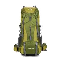 70+5L 1.88KG Caminhada de grande capacidade Bolsa Viagem ao ar livre Bolsa Caminhada Bolsa