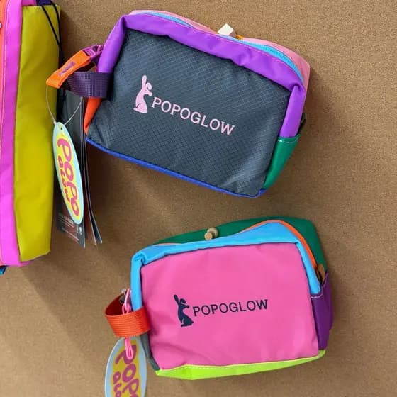 Popopoglow novo estilo dopamina saco cosmético portátil novo estilo saco de armazenamento de lavagem embreagem pequeno s