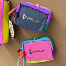 Popopoglow novo estilo dopamina saco cosmético portátil novo estilo saco de armazenamento de lavagem embreagem pequeno s
