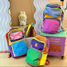 Popopoglow Alpaca Robot Dopamina Contraste Cor Mochila 16L Bolsa de escalada de grande capacidade Bolsa para esportes ao