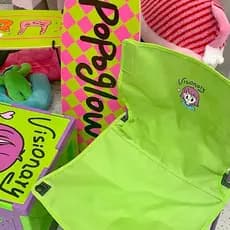 Pequena doce menina dopamina portátil lavável cadeira dobrável cadeira de acampamento resistente a choques encosto pônei