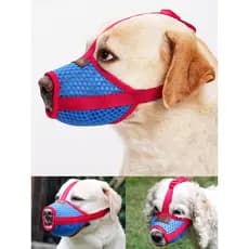 Focinho de cachorro anti-latido anti-mordida anti-comer malha respirável máscara de focinho de cachorro de estimação Ted