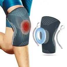 Joelheiras esportivas Fitness corrida ciclismo escalada patela joelheiras homens mulheres Silicone primavera suporte esp