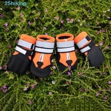 Caminhada 4 Unidades/Conjunto Botas De Chuva Antiderrapantes Para Cães , Calçados Esportivos Ao Ar Livre E Resistentes D
