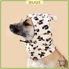 SUQI Protetores De Orelha Calmantes Para Cães , Polaina De Pescoço Animais De Estimação Com Alívio De Ansiedade À Prova