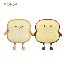 Monsa Almofada De Pelúcia Para Pão / Torrada / Decoração De Quarto Infantil / Presente De Natal