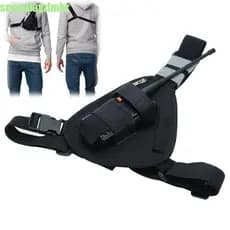 Bolsa para Walkie-Talkie One Day ZL0M, Alça de Peito Ajustável Multifuncional para Rádio, Equipamento PQU9