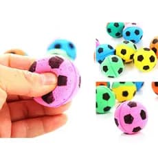 SRA 10x Gatos Favoritos Para Chase Brinquedo Látex Bolas Rebote Cor Aleatória 4cm